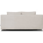 Laria - Canapé Convertible 3 Places avec Coffre de Rangement en Tissu Chenille - Taupe