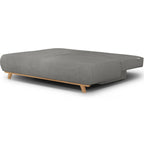 Laria - Canapé Convertible 3 Places avec Coffre de Rangement en Tissu Chenille - Gris