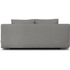 Laria - Canapé Convertible 3 Places avec Coffre de Rangement en Tissu Chenille - Gris
