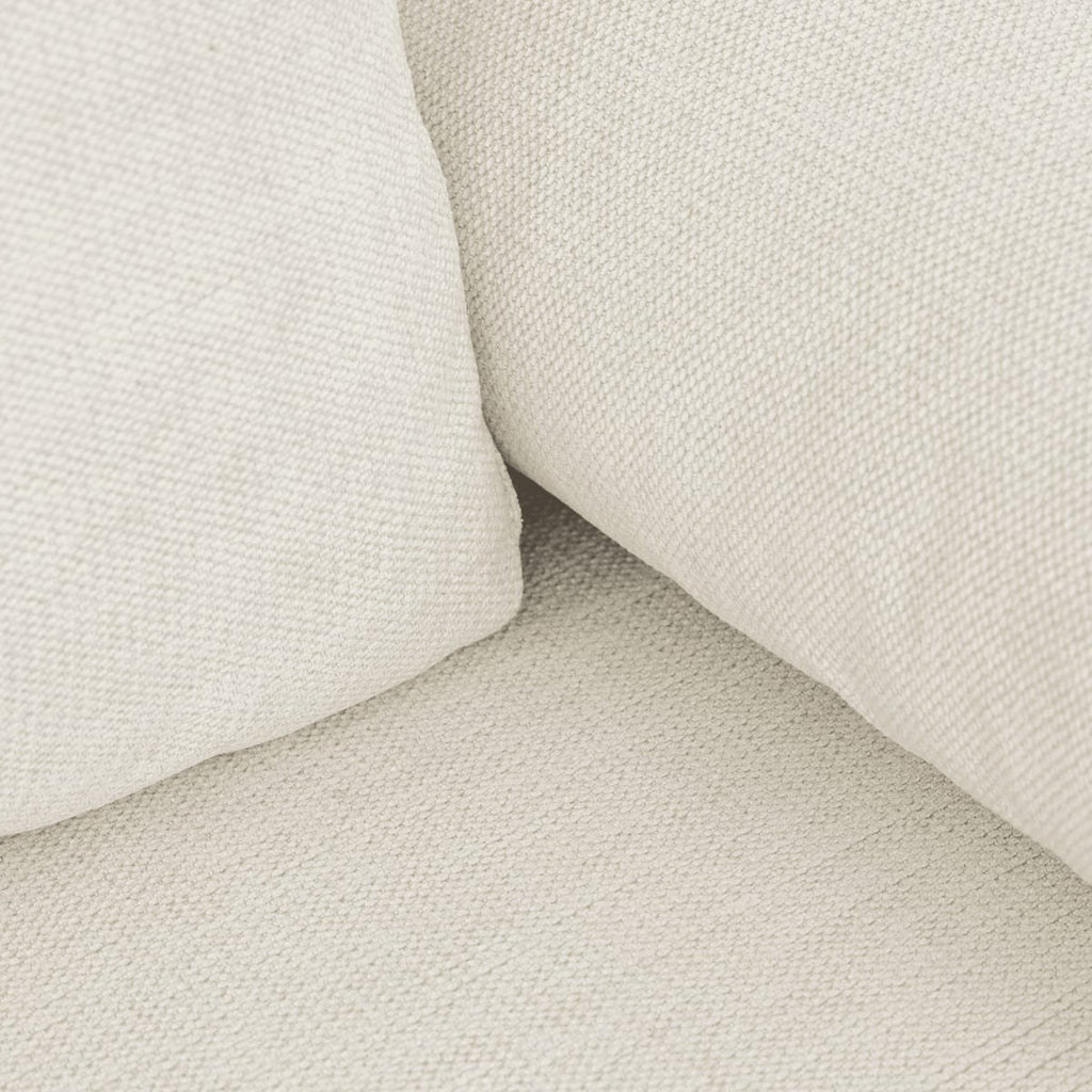 Laria - Canapé Convertible 3 Places avec Coffre de Rangement en Tissu Chenille - Beige