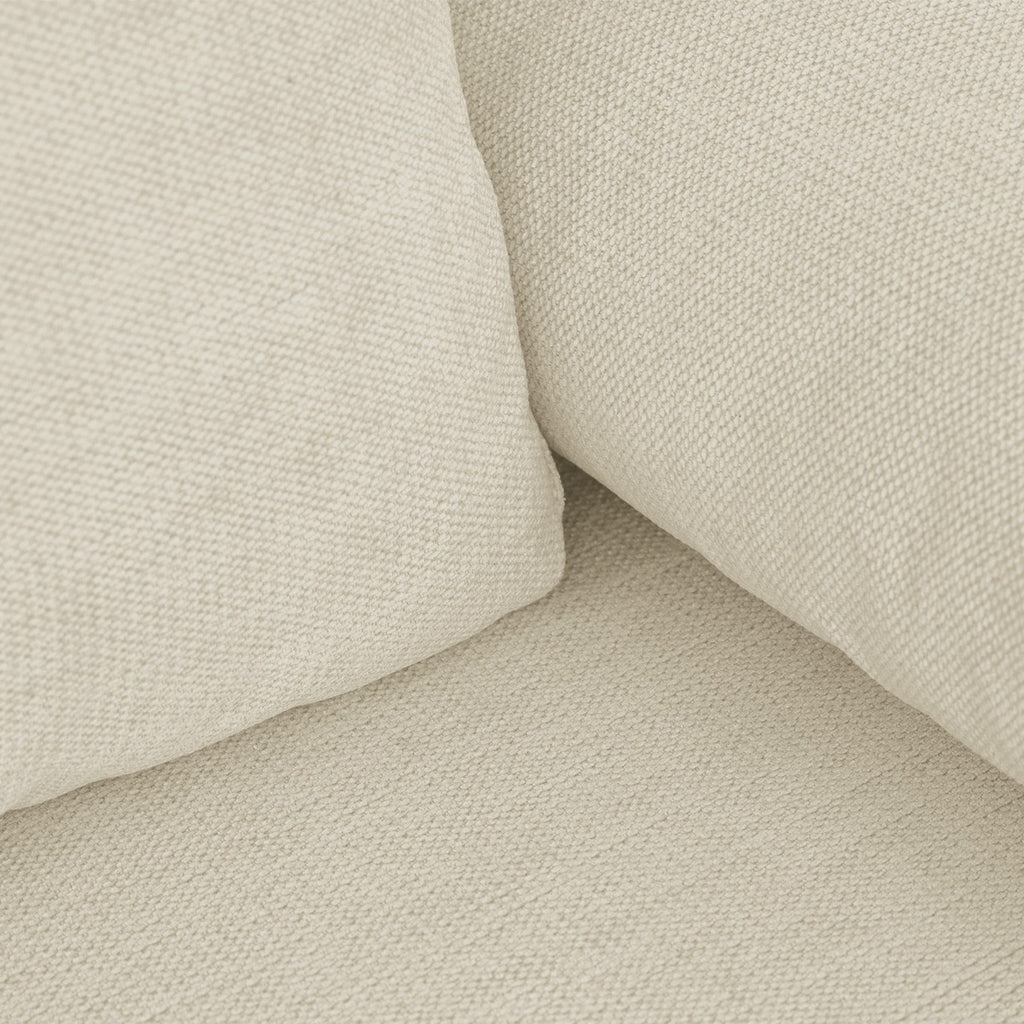 Laria - Canapé Convertible 3 Places avec Coffre de Rangement en Tissu Chenille - Beige Foncé