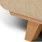 Laria - Canapé Convertible 3 Places avec Coffre de Rangement en Tissu Chenille - Moka