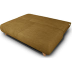 Laria - Canapé Convertible 3 Places avec Coffre de Rangement en Tissu Chenille - Bronze