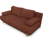 Laria – Schlafsofa – Chenille – Dunkelrost