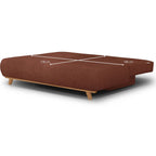 Laria – Schlafsofa – Chenille – Dunkelrost