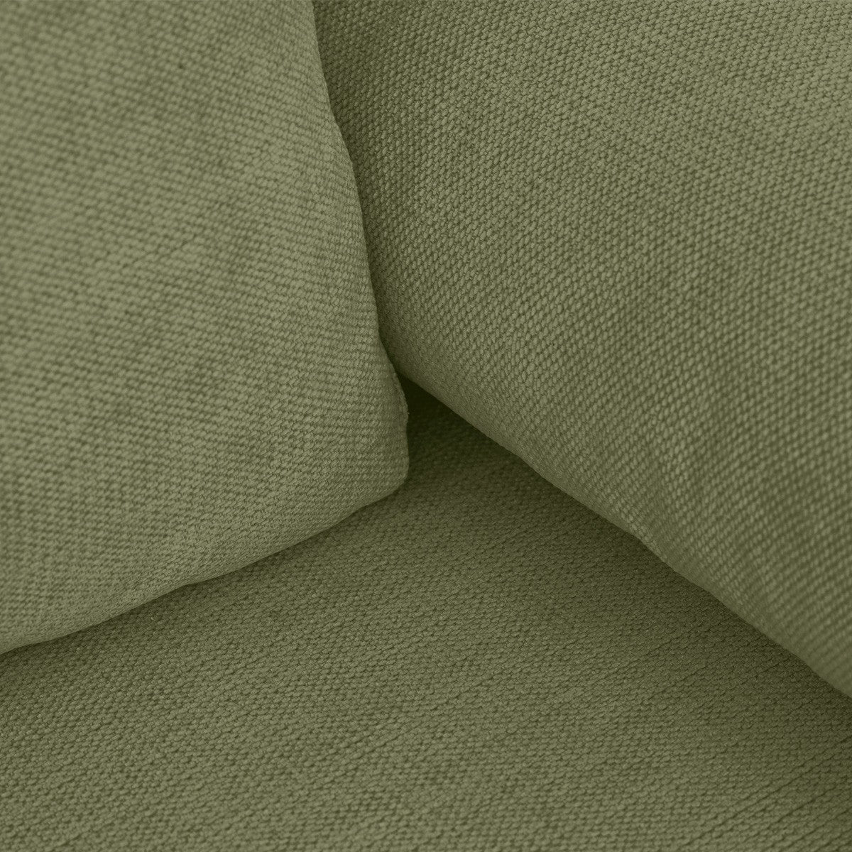 Laria - Canapé Convertible 3 Places avec Coffre de Rangement en Tissu Chenille - Vert Olive