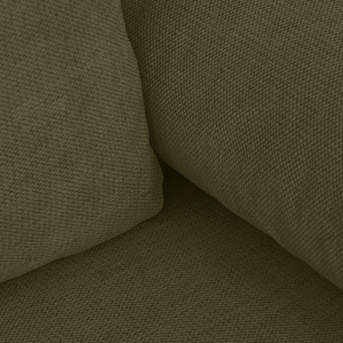 Laria - Canapé Convertible 3 Places avec Coffre de Rangement en Tissu Chenille - Vert Kaki
