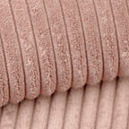 Laria - Sofá convertible - Pana - Rosa pálido