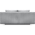 Laria - Canapé Convertible 3 Places avec Coffre de Rangement en Velours Côtelé - Gris Clair