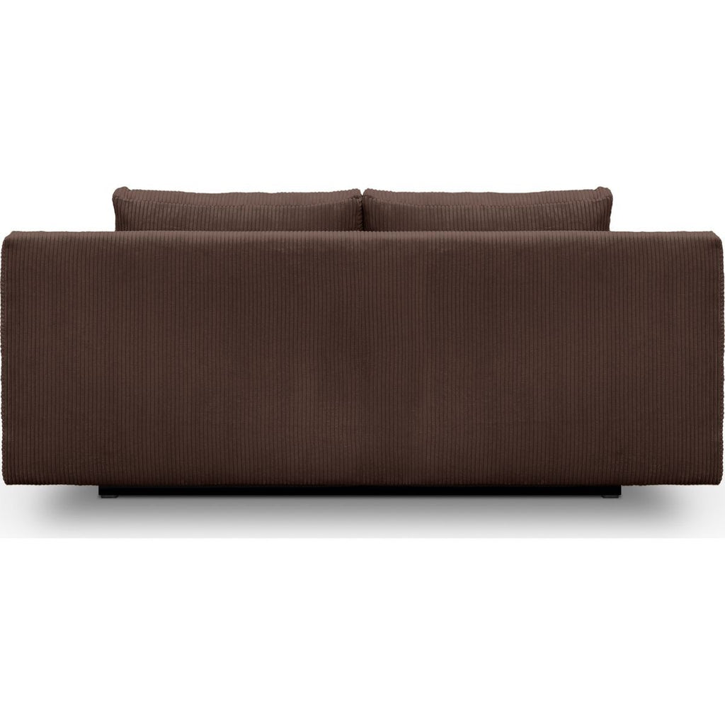 Laria - Canapé Convertible - Velours Côtelé - Moka