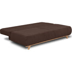 Laria - Canapé Convertible - Velours Côtelé - Moka