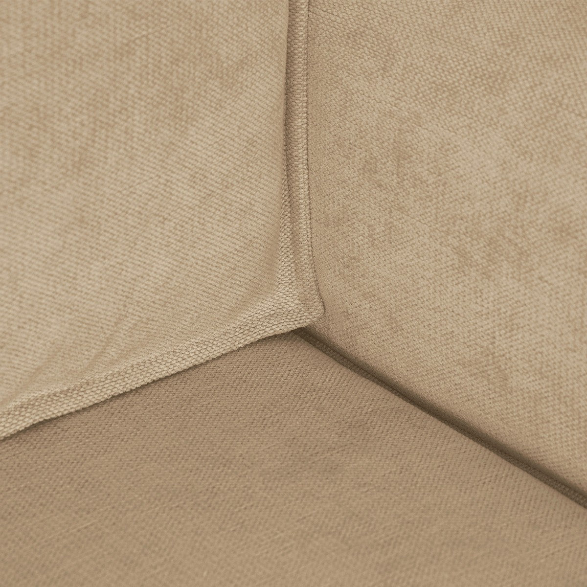 Livia - Canapé d'Angle Convertible Réversible 4 Places avec Coffre de Rangement en Tissu Chenille - Moka