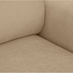 Sonny - Canapé d'Angle Gauche Convertible 3 Places en Tissu Chenille - Moka