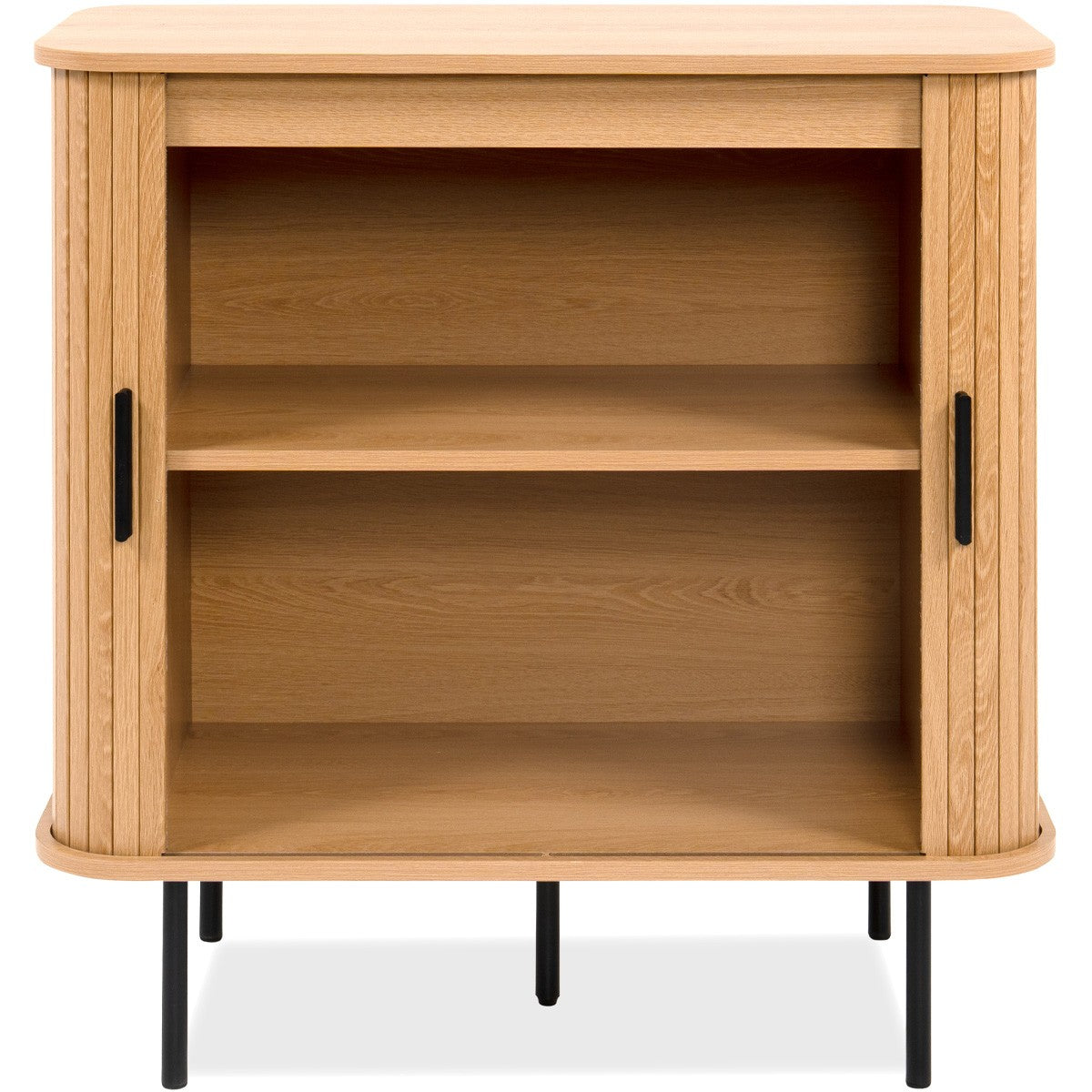 Sora - Buffet 2 Portes Effet Chêne 80 cm - Bois Clair