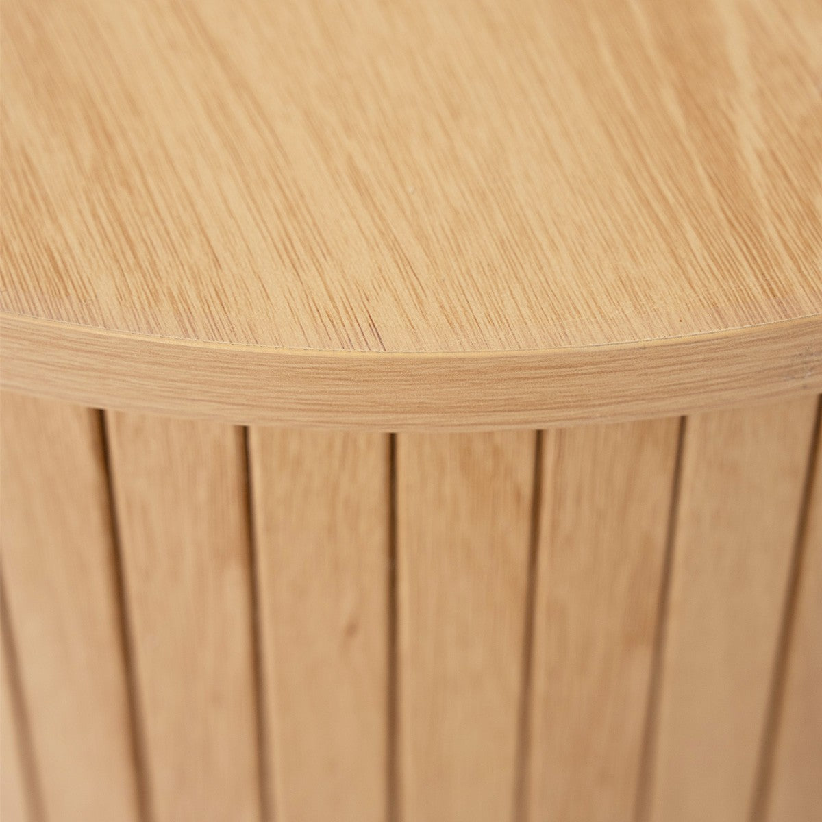 Sora - Buffet 2 Portes Effet Chêne 80 cm - Bois Clair