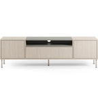 Amos - Meuble TV 3 Portes Chêne Clair 180 cm - Vert