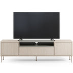 Amos - Meuble TV 3 Portes Chêne Clair 180 cm - Vert