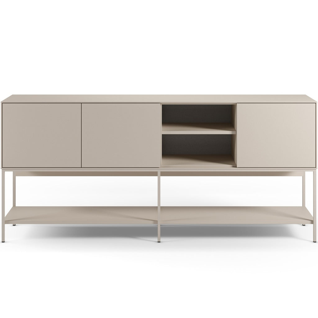 Zara - Buffet 3 Portes 2 Niches 180 cm - Beige