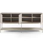 Zara - Buffet 3 Portes 2 Niches 180 cm - Beige