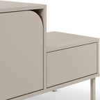 Jonas - Meuble d'Entrée 2 Portes 120 cm - Beige