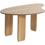 Aria - Table Basse Organique en 100 cm - Bois