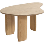 Aria - Table Basse Organique en 100 cm - Bois