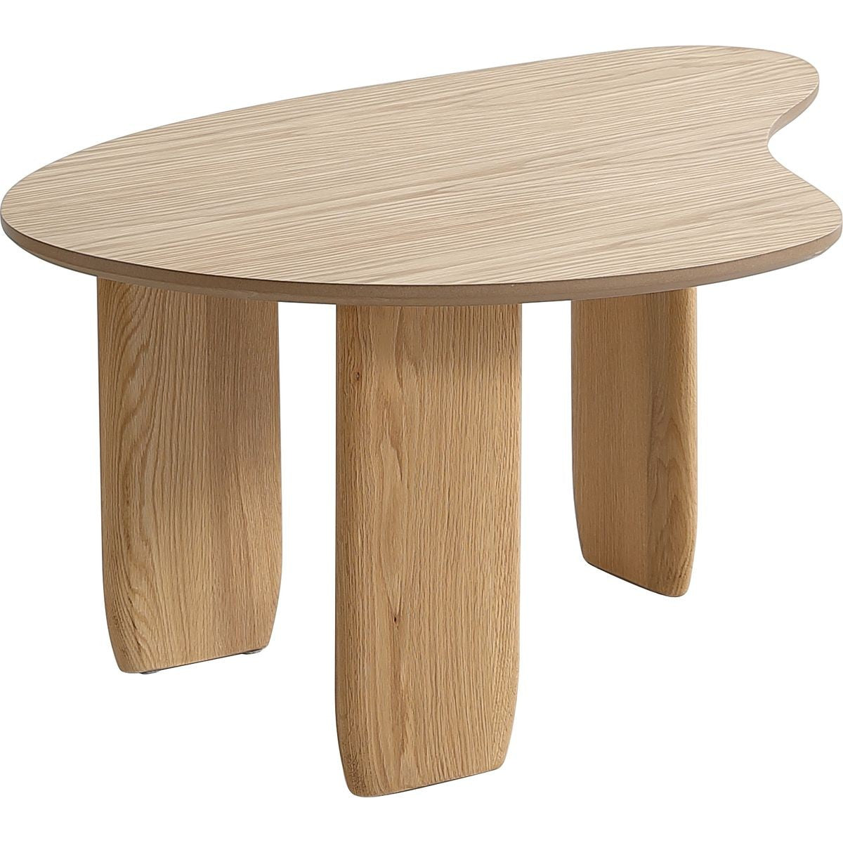 Aria - Table Basse Organique en 100 cm - Bois