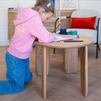 Aria - Table Basse Organique en 100 cm - Bois