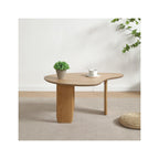 Aria - Table Basse Organique en 100 cm - Bois