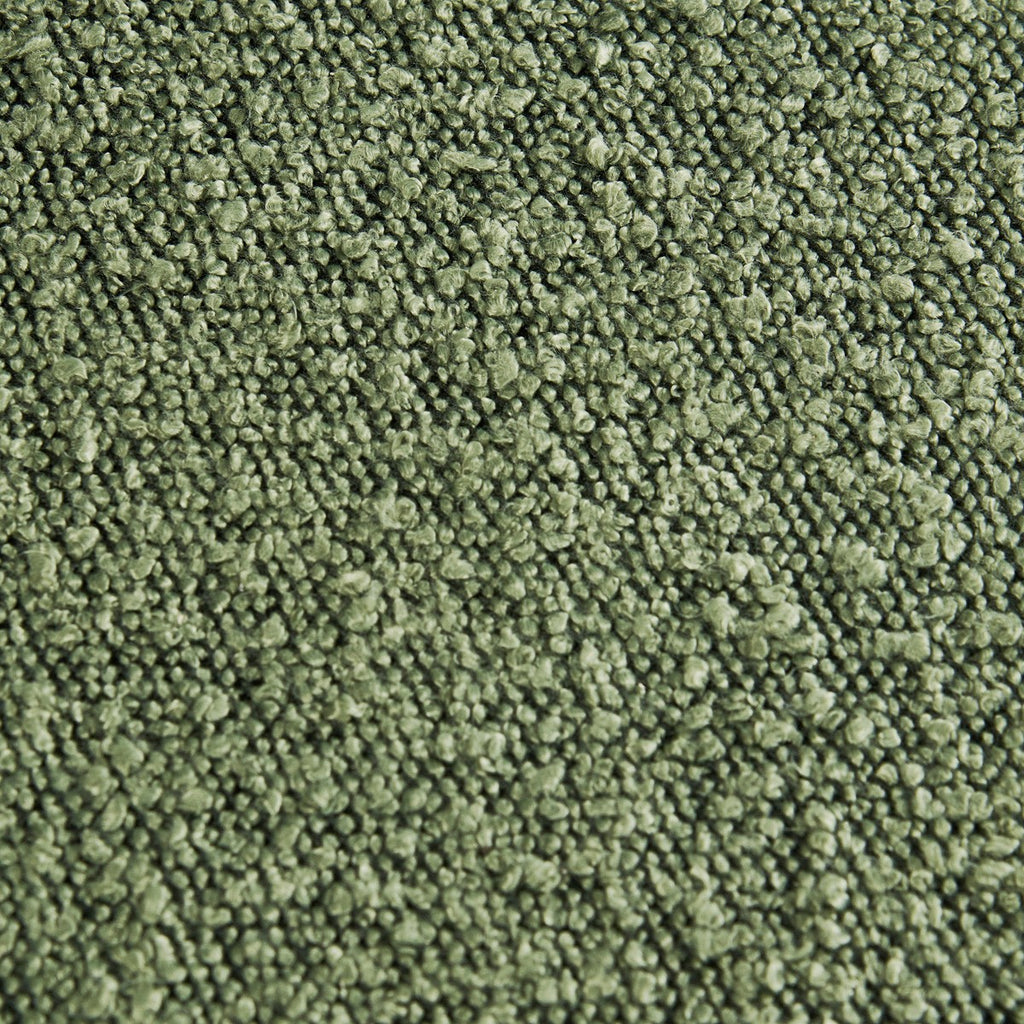 Cloé - Lot de 2 Chaises en Tissu Bouclé - Vert Kaki