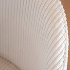 Cloé - Lot De 2 Chaises - Velours Côtelé - Beige