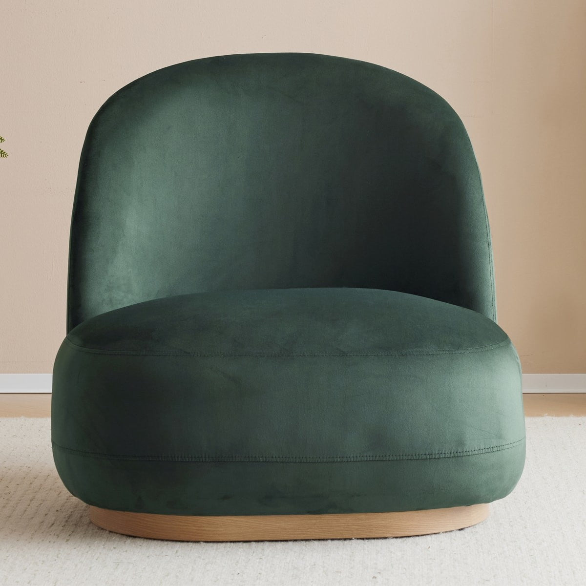 Colette - Fauteuil en Velours - Vert