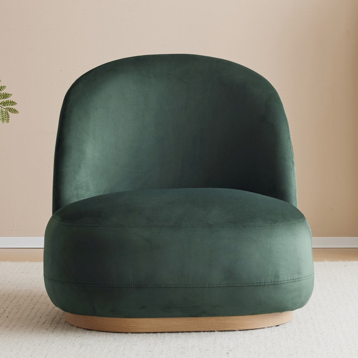 Colette - Fauteuil en Velours - Vert