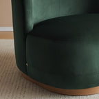Colette - Fauteuil en Velours - Vert