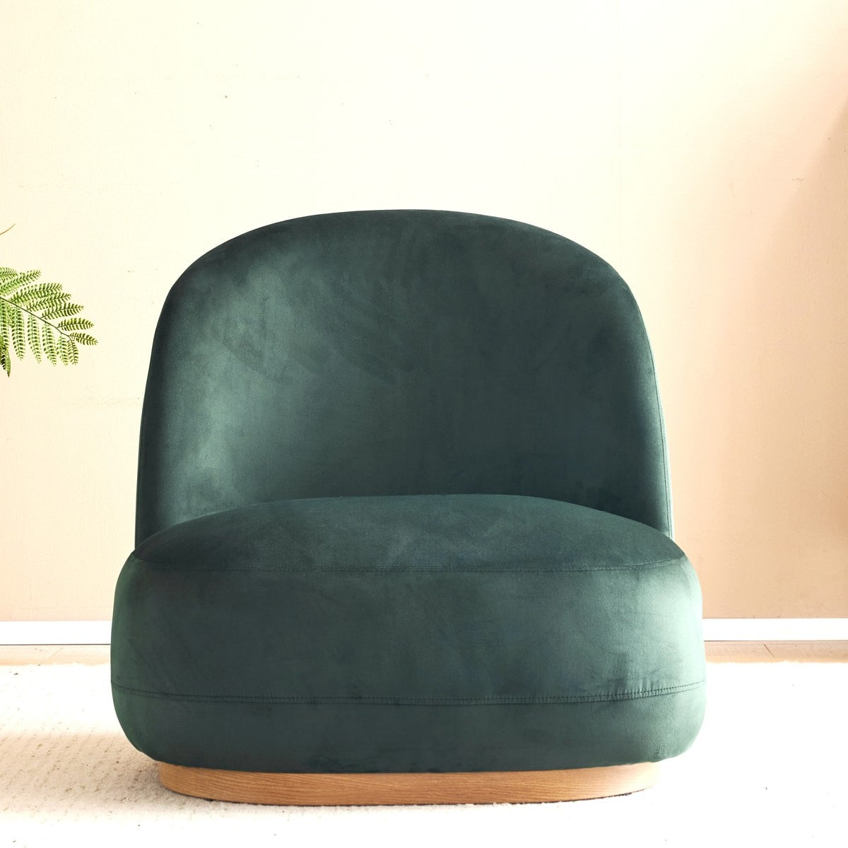 Colette - Fauteuil en Velours - Vert