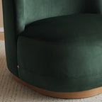 Colette - Fauteuil en Velours - Vert