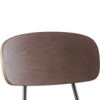 Dany - Lot de 2 Tabourets de Bar en Velours Côtelé - Beige