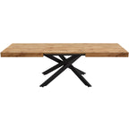 Elena - Table à Manger Extensible Décor 4/8 Personnes 140/220 cm - Bois