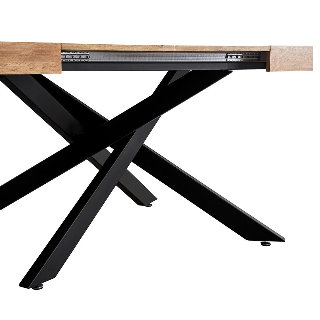 Elena - Table à Manger Extensible Décor 4/8 Personnes 140/220 cm - Bois