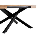 Elena - Table à Manger Extensible Décor 4/8 Personnes 140/220 cm - Bois