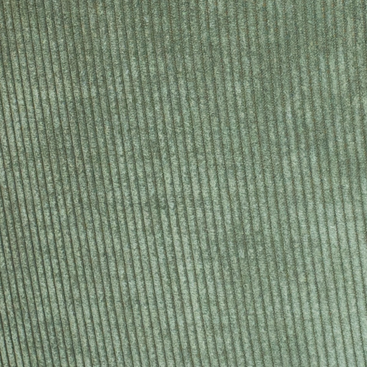 Evora - Lot de 2 Chaises en Velours Côtelé Vert, Piètement Métal Noir - Vert Kaki