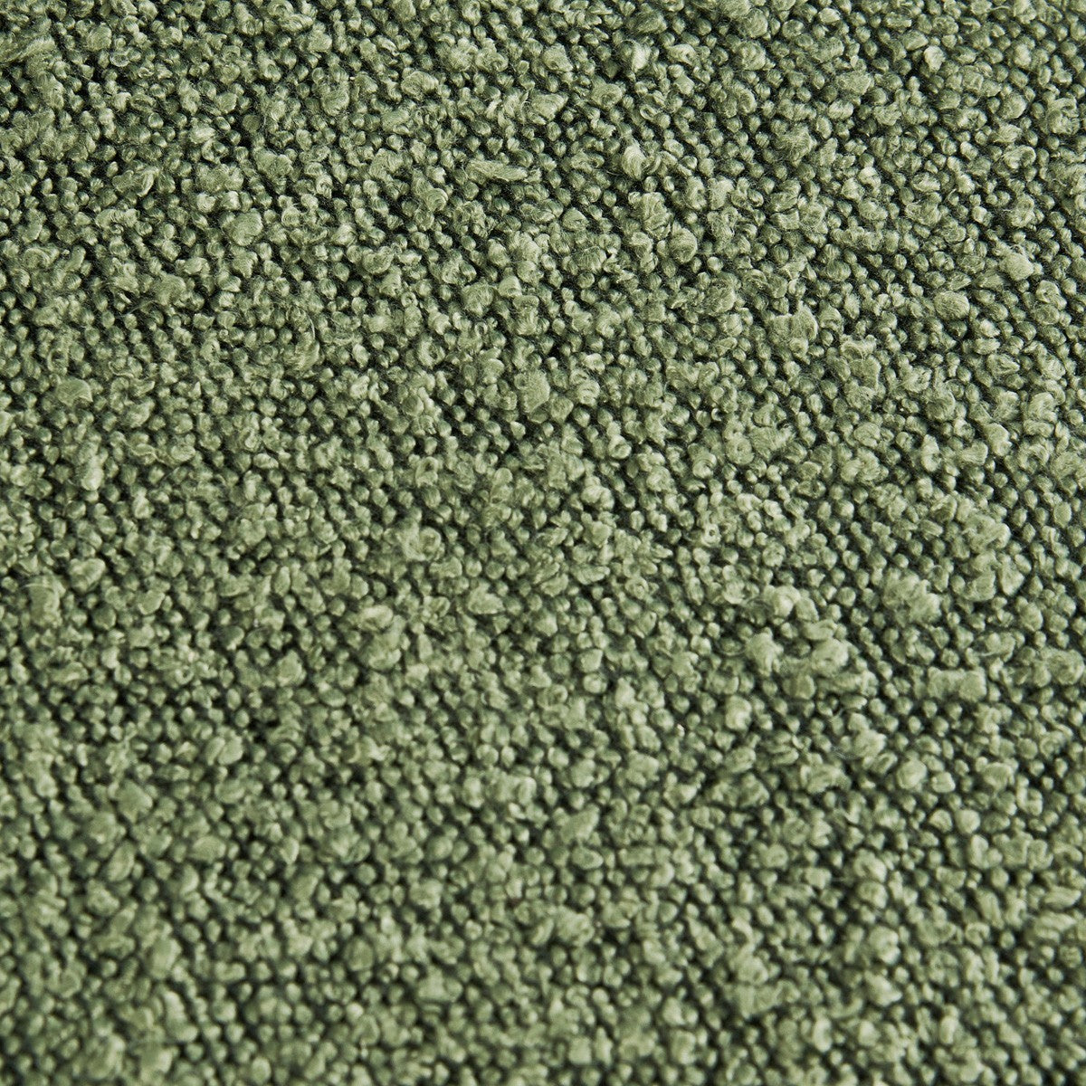 Lorie - Lot de 4 Chaises en Tissu Bouclé Kaki - Vert