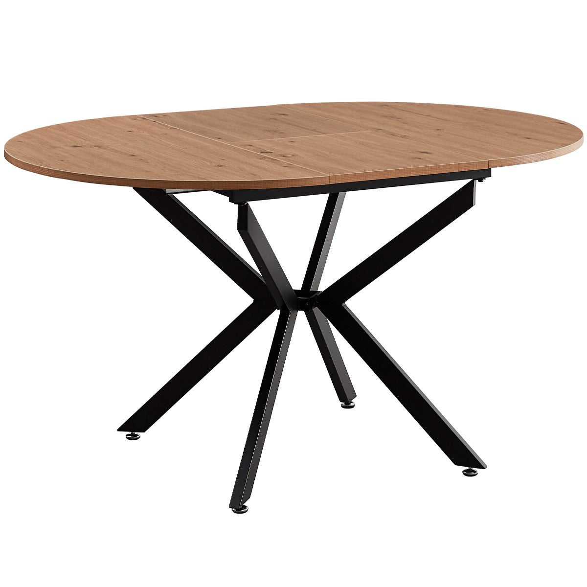 Marius - Table à Manger Extensible Effet 4/6 Personnes 100/140 cm - Bois