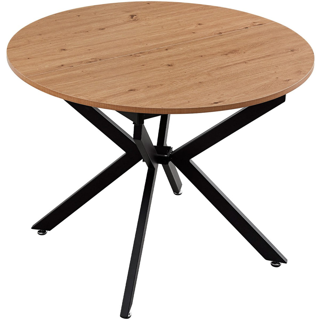 Marius - Table à Manger Extensible Effet 4/6 Personnes 100/140 cm - Bois