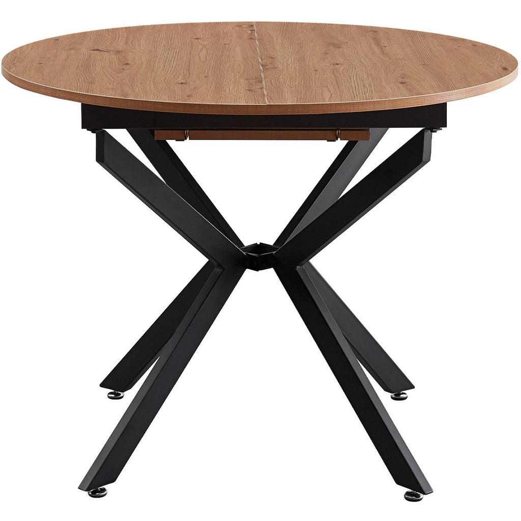 Marius - Table à Manger Extensible Effet 4/6 Personnes 100/140 cm - Bois