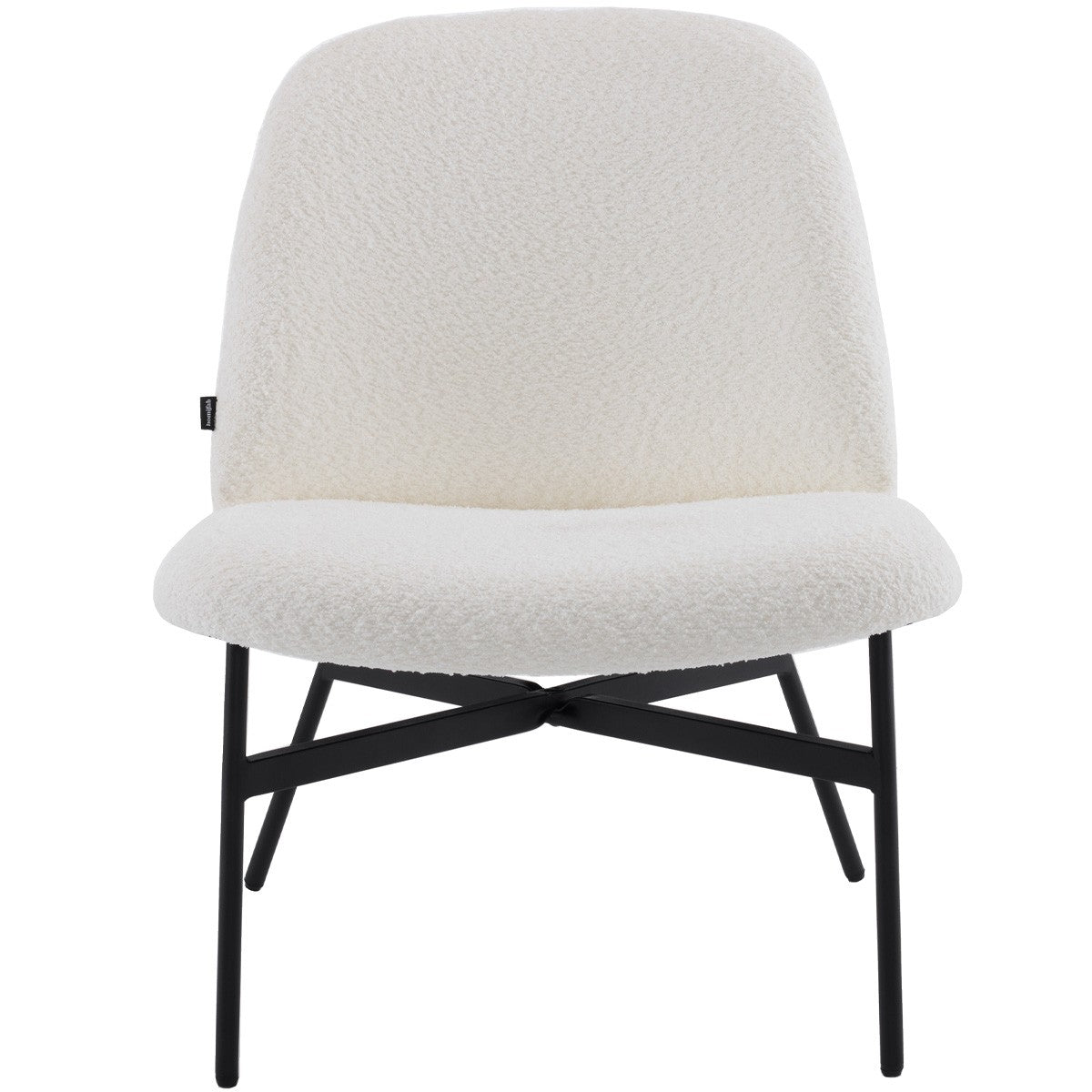 Petra - Fauteuil en Tissu Bouclé - Beige