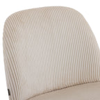 Petra - Fauteuil - Velours Côtelé - Beige