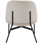 Petra - Fauteuil - Velours Côtelé - Beige