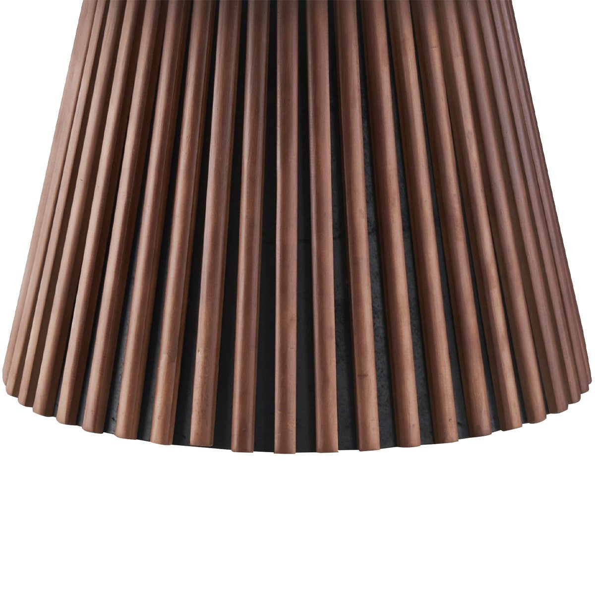 Ada - Table Basse Ronde Plateau en Céramique Effet Marbre Ø80 cm - Bois Foncé