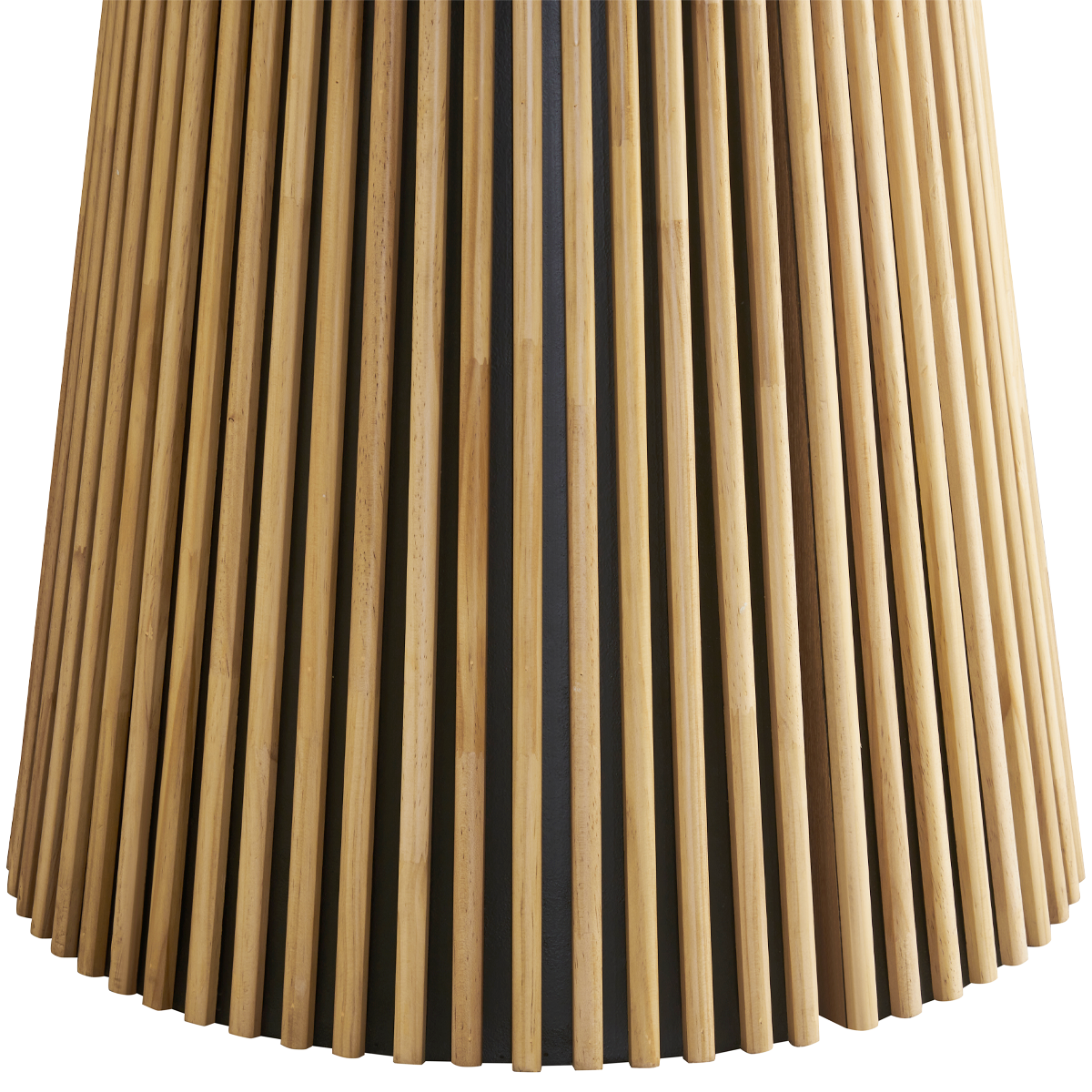 Ada - Table à Manger Ronde Extensible Plateau en Céramique Effet Marbre 6/8 Personnes 120/200 cm - Bois Clair